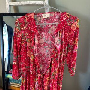 Sezane Mini Wrap Dress